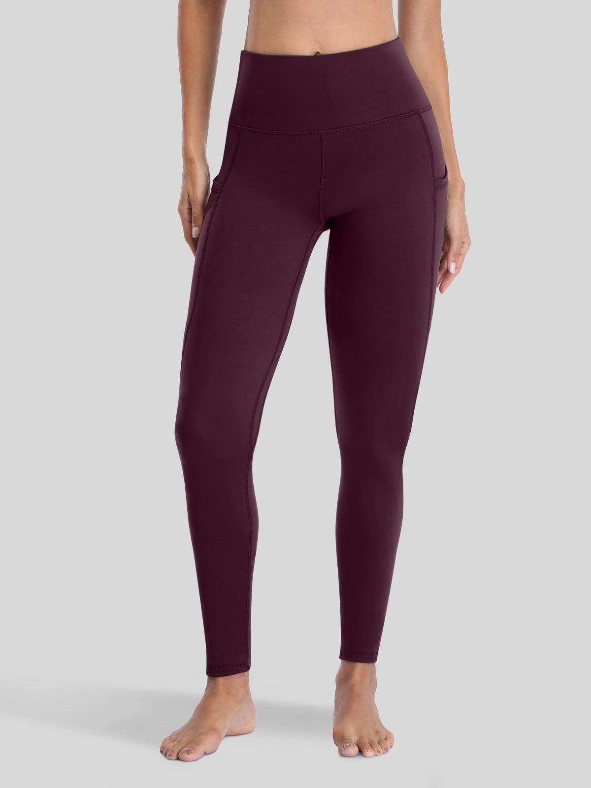 Willit Women_s Fluffy Fleece Lined Leggings 
