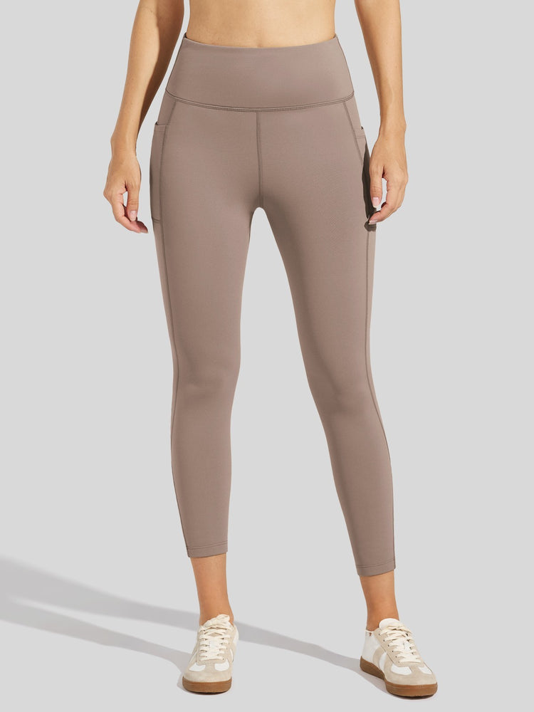 Women's High-Rise Fleece Lined Leggings-petite 