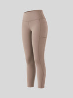 Women's High-Rise Fleece Lined Leggings-petite 