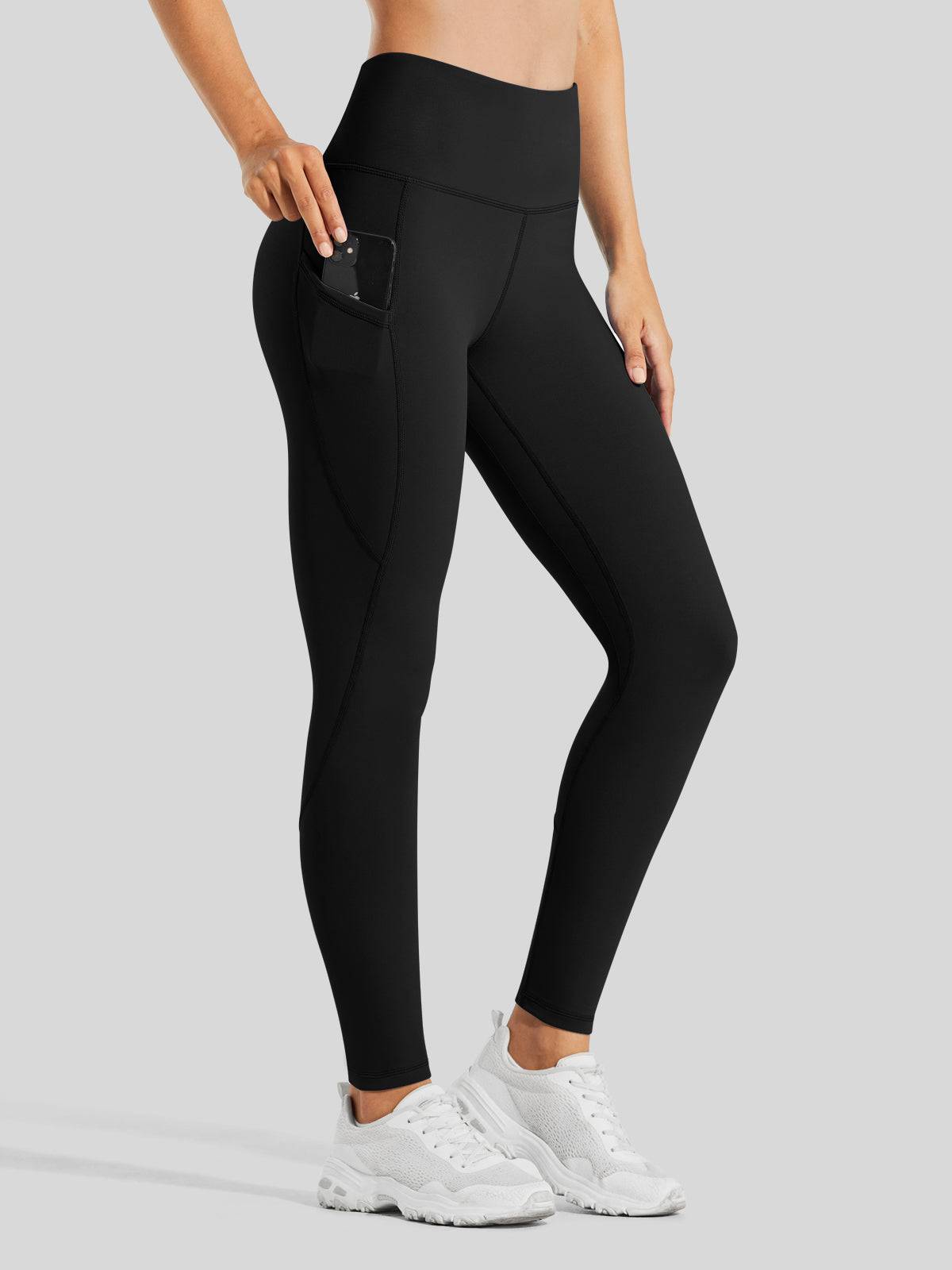 Willit Women's High-Rise Fleece Lined Leggings_