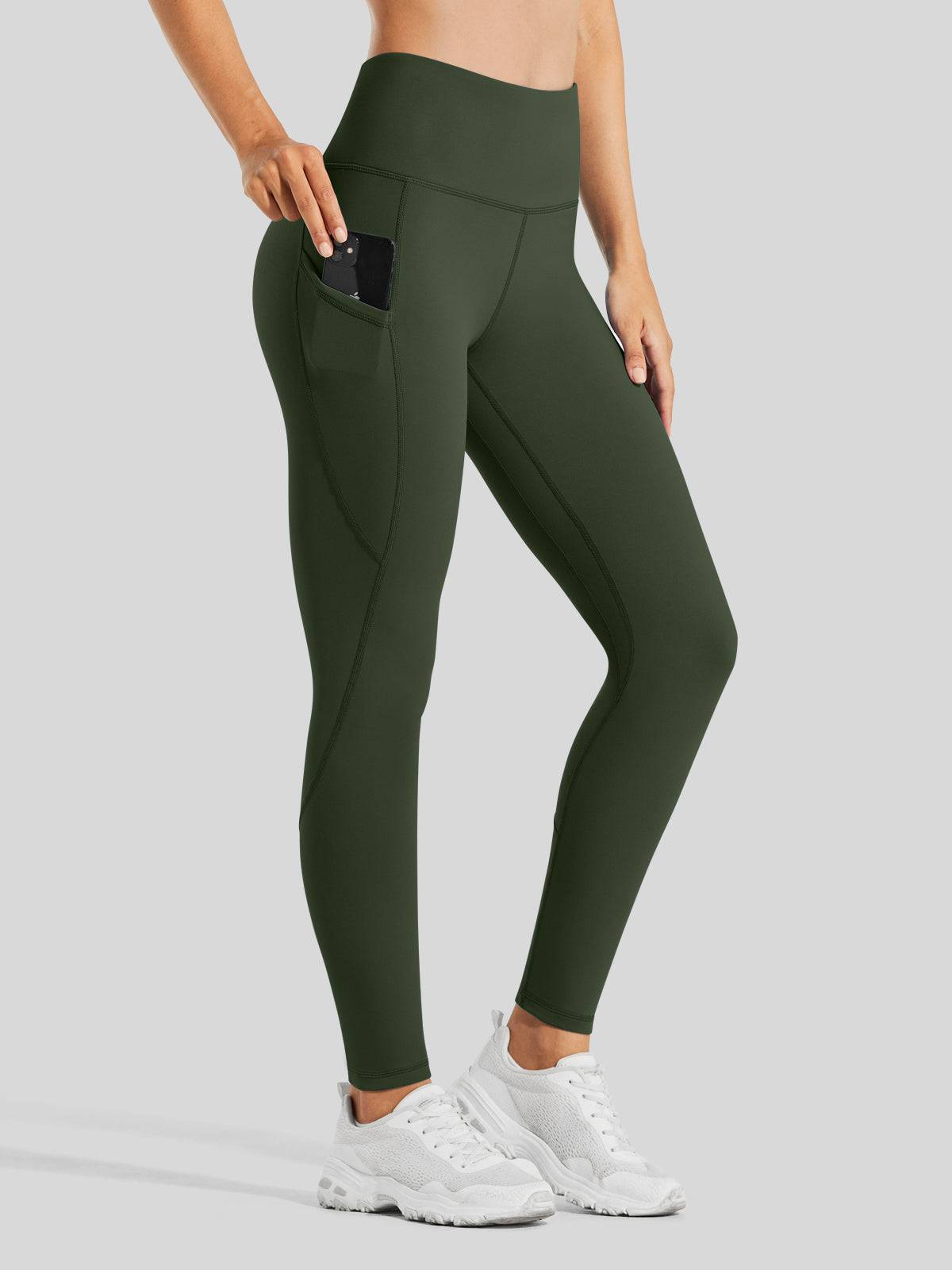 Willit Women's High-Rise Fleece Lined Leggings_