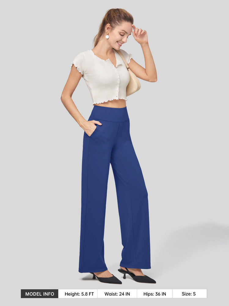 Willit Women's High Rise Yoga Dress Pants 