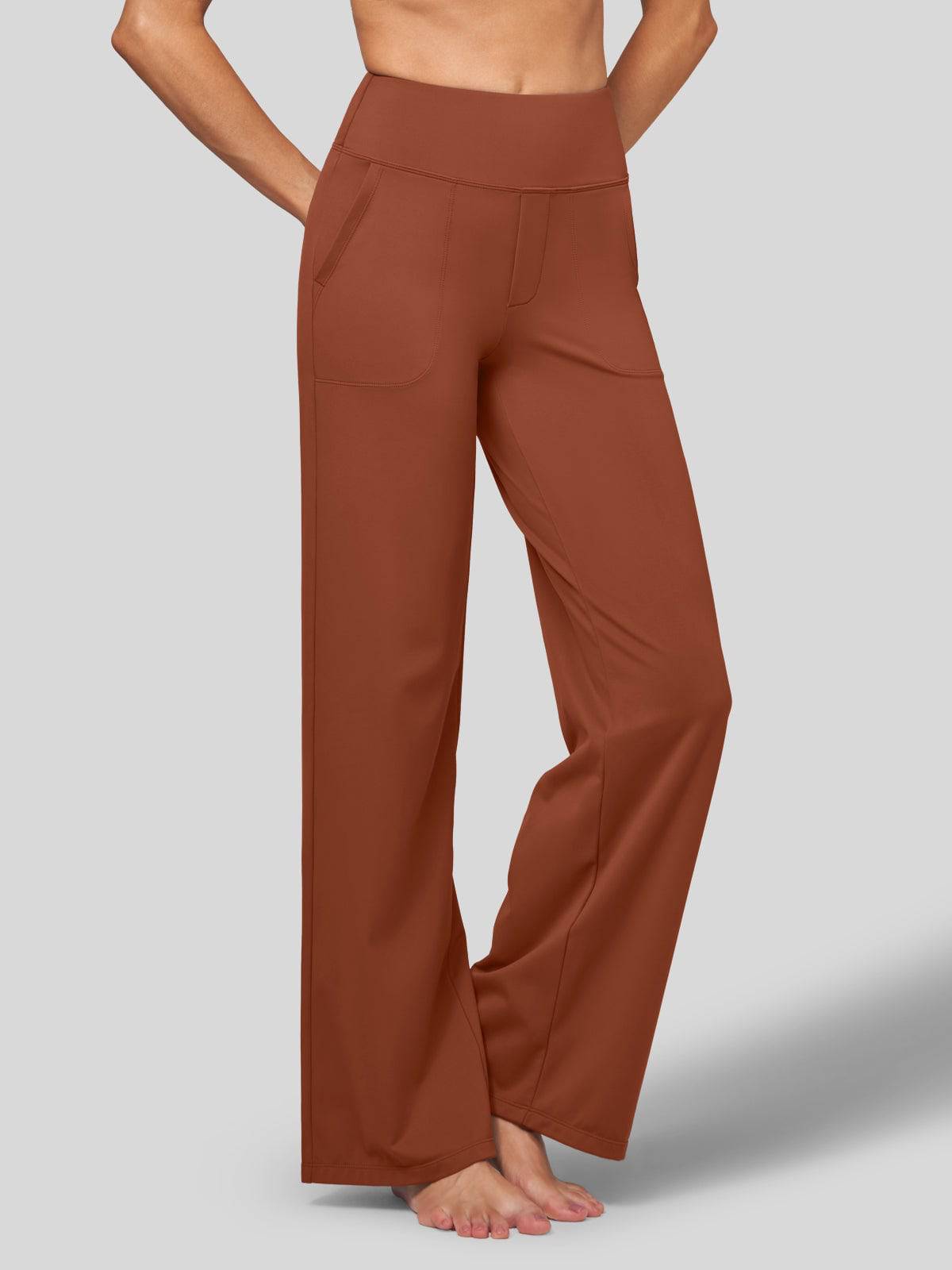 Willit Women's High Rise Yoga Dress Pants 