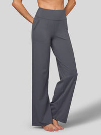 Willit Women's High Rise Yoga Dress Pants #deep-gray