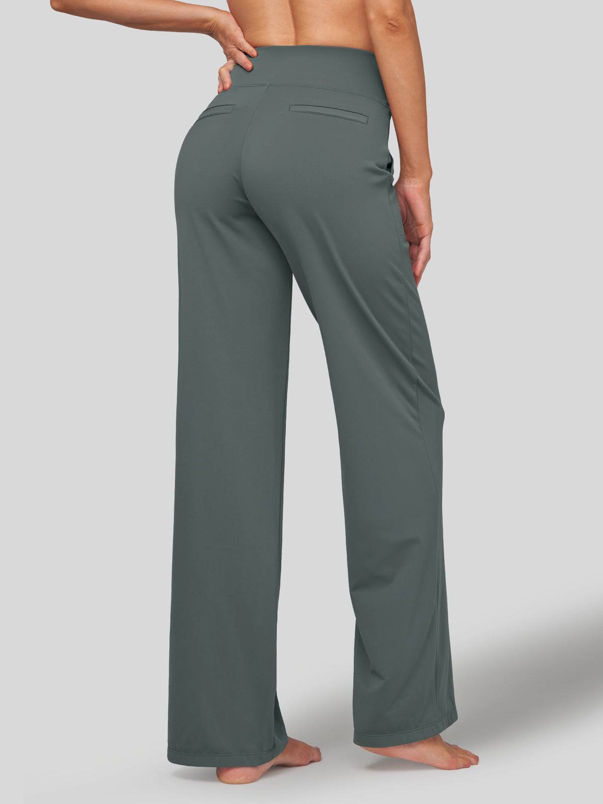 Willit Women's High Rise Yoga Dress Pants 