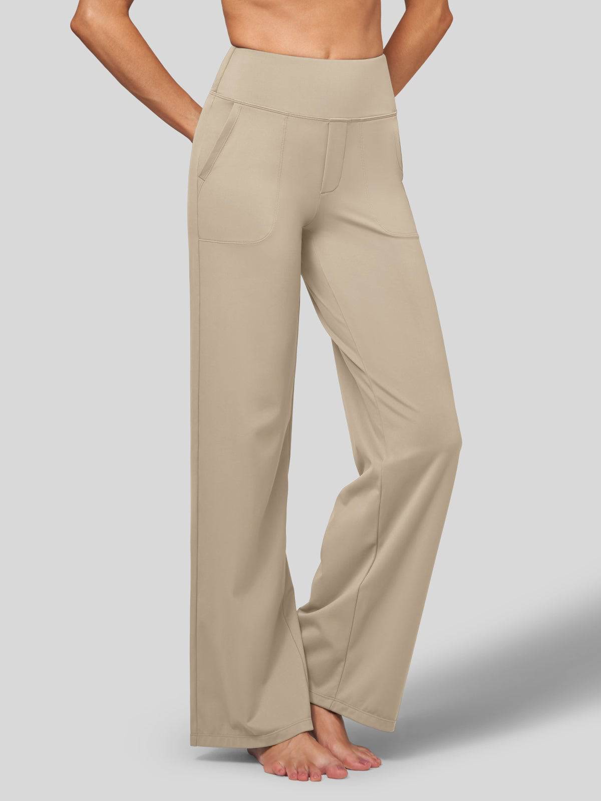 Willit Women's High Rise Yoga Dress Pants 