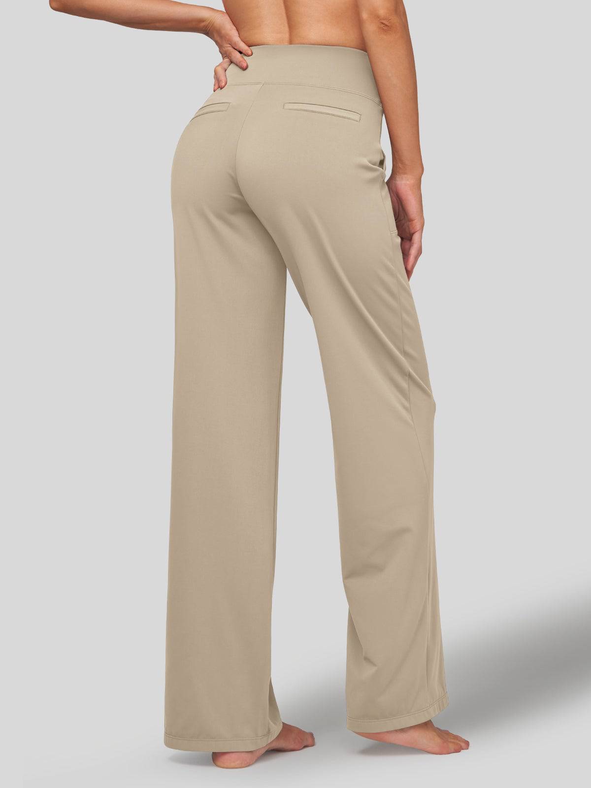 Willit Women's High Rise Yoga Dress Pants 