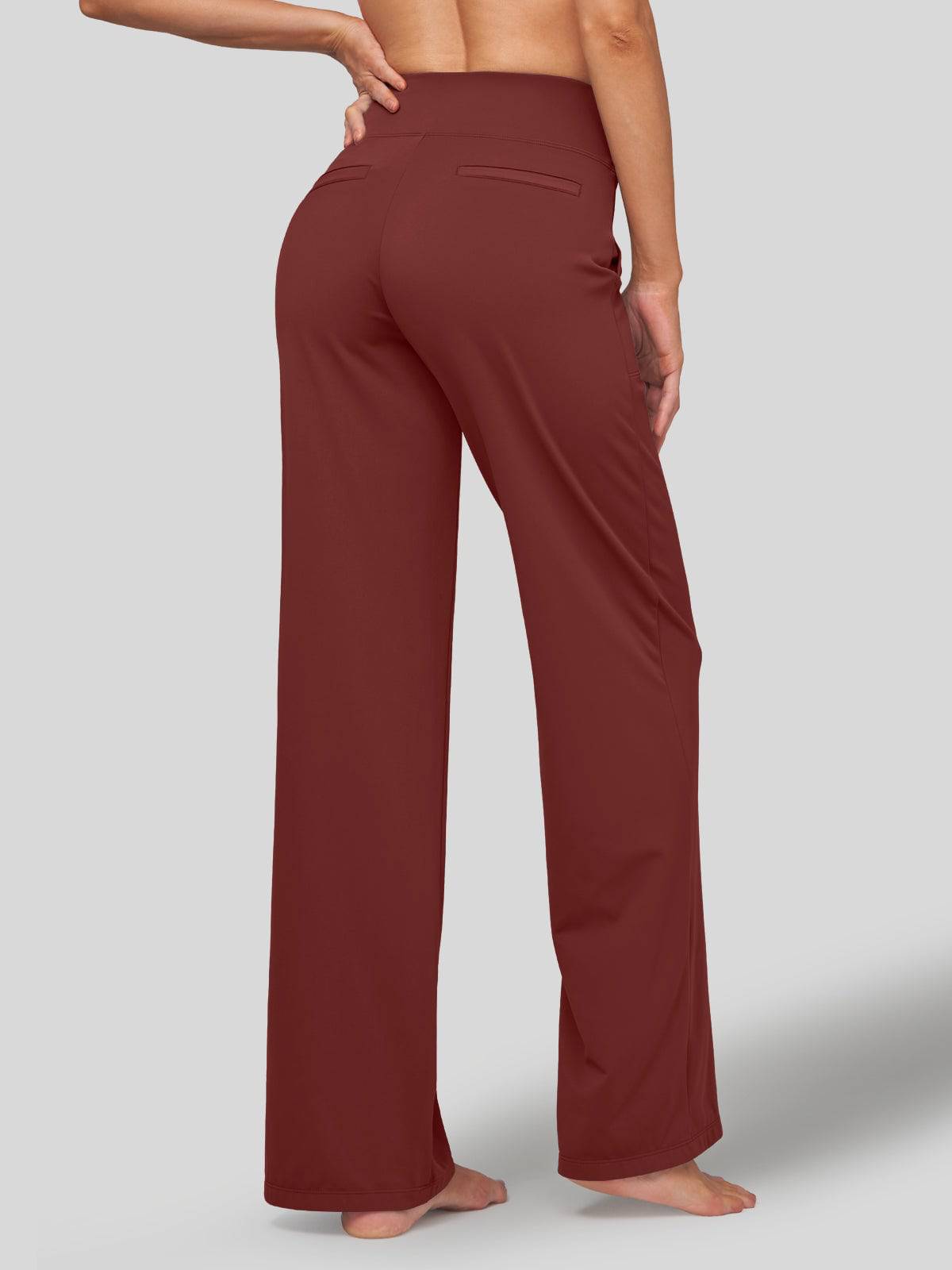 Willit Women's High Rise Yoga Dress Pants 