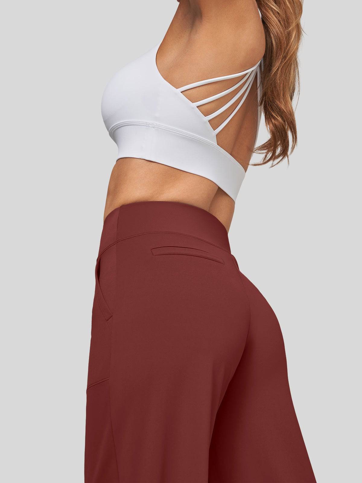 Willit Women's High Rise Yoga Dress Pants 