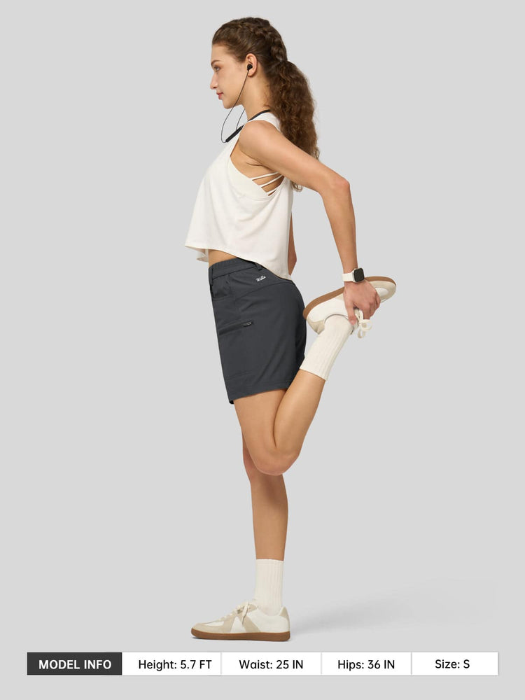 Willit Women's Outdoor Cargo Shorts 6 Inseam 