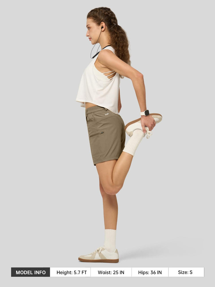 Willit Women's Outdoor Cargo Shorts 6 Inseam 