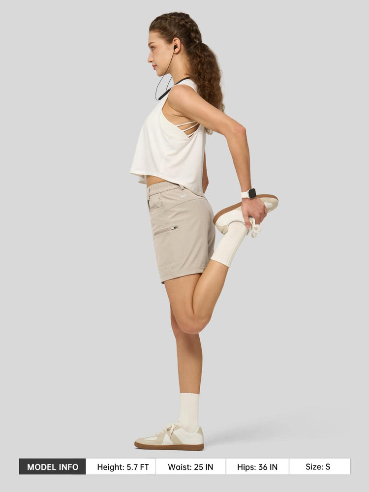 Willit Women's Outdoor Cargo Shorts 6 Inseam 