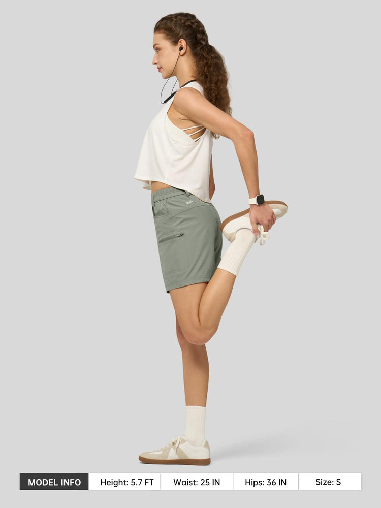 Willit Women's Outdoor Cargo Shorts 6 Inseam 