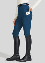 Willit Women's Horse Riding Pants Knee-Patch 