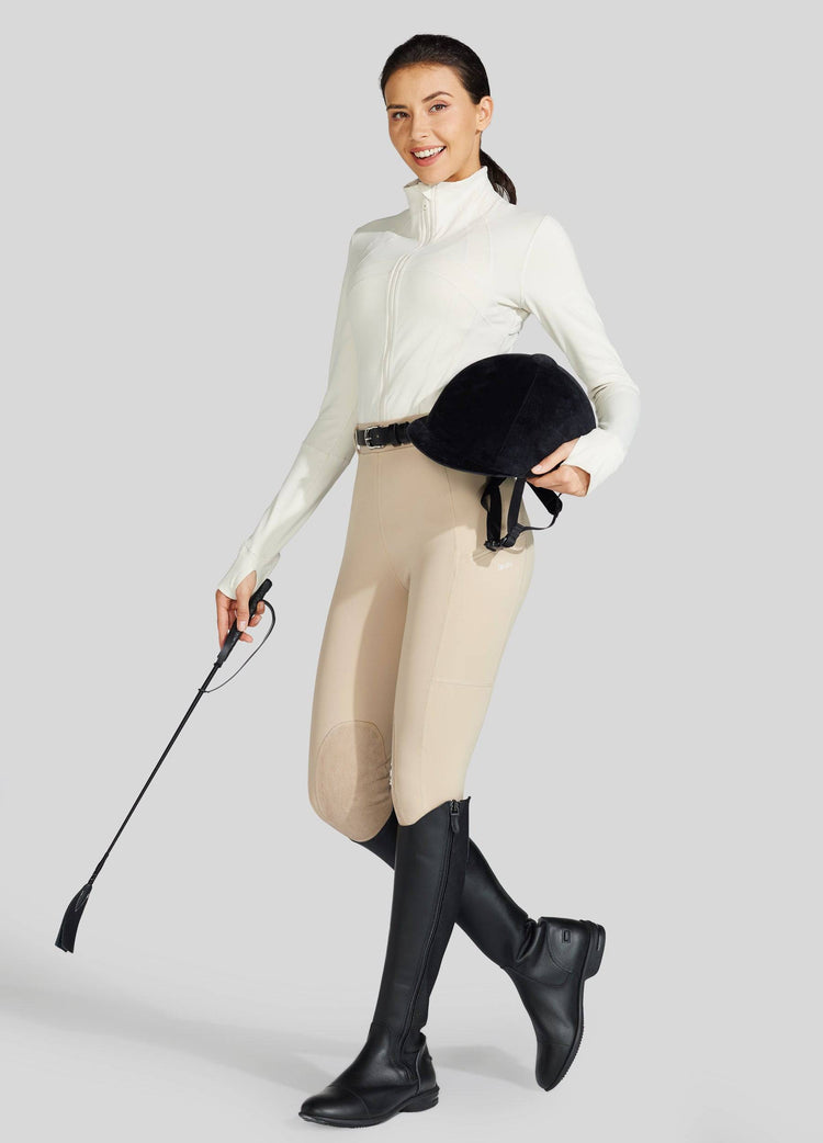 Willit Women's Horse Riding Pants Knee-Patch 