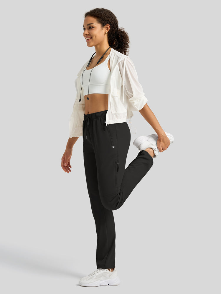 willit Women's Lightweight Cargo Pants-Tall 