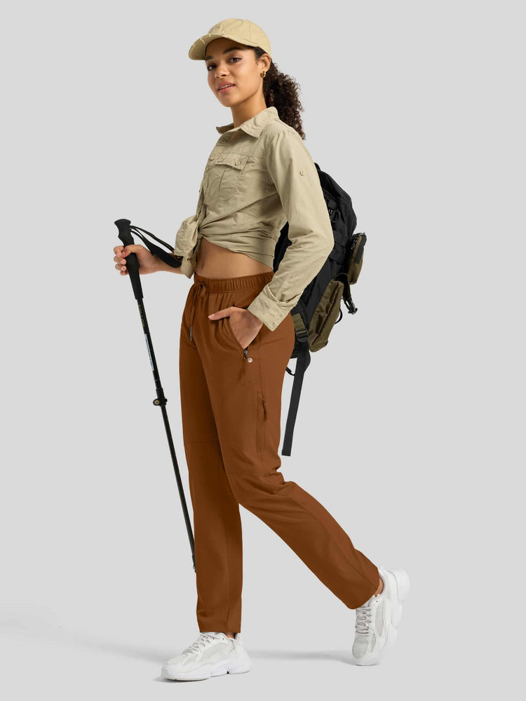 willit Women's Lightweight Cargo Pants-Tall 