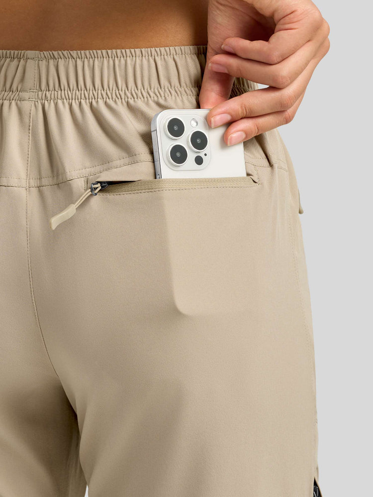 willit Women's Lightweight Cargo Pants-Tall 