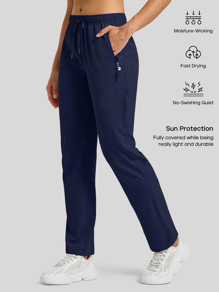 willit Women's Lightweight Cargo Pants-Tall 