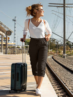Women's Lightweight Woven Capris