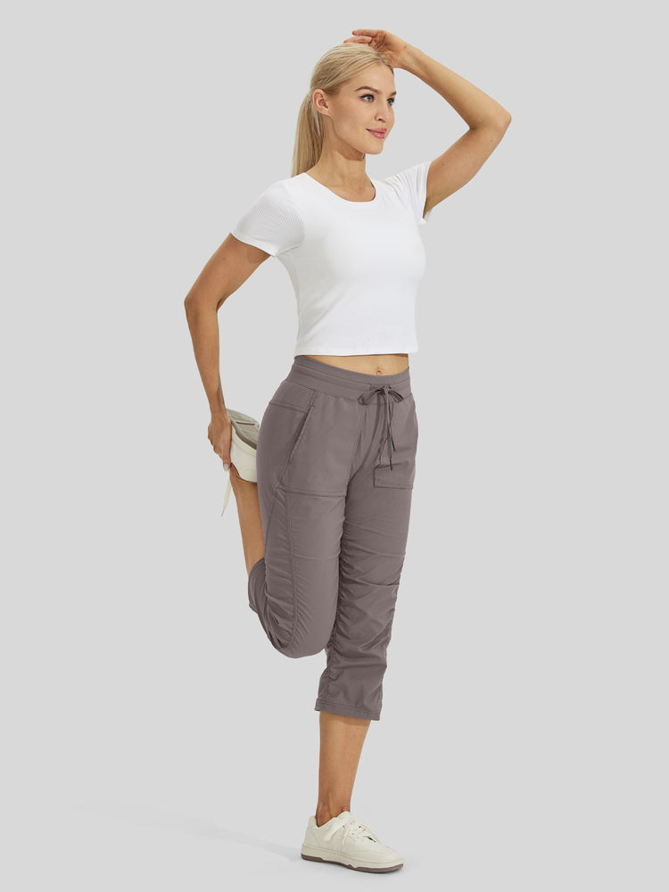 Women's Lightweight Woven Capris