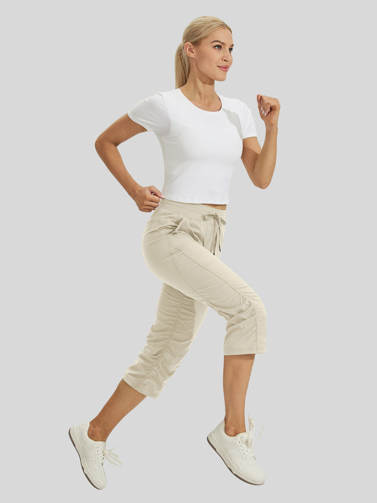 Women's Lightweight Woven Capris