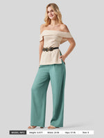 WILLIT Women's Linen Wide-Leg Dress Slacks 