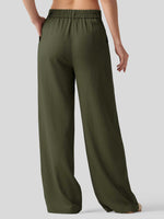 WILLIT Women's Linen Wide-Leg Dress Slacks 