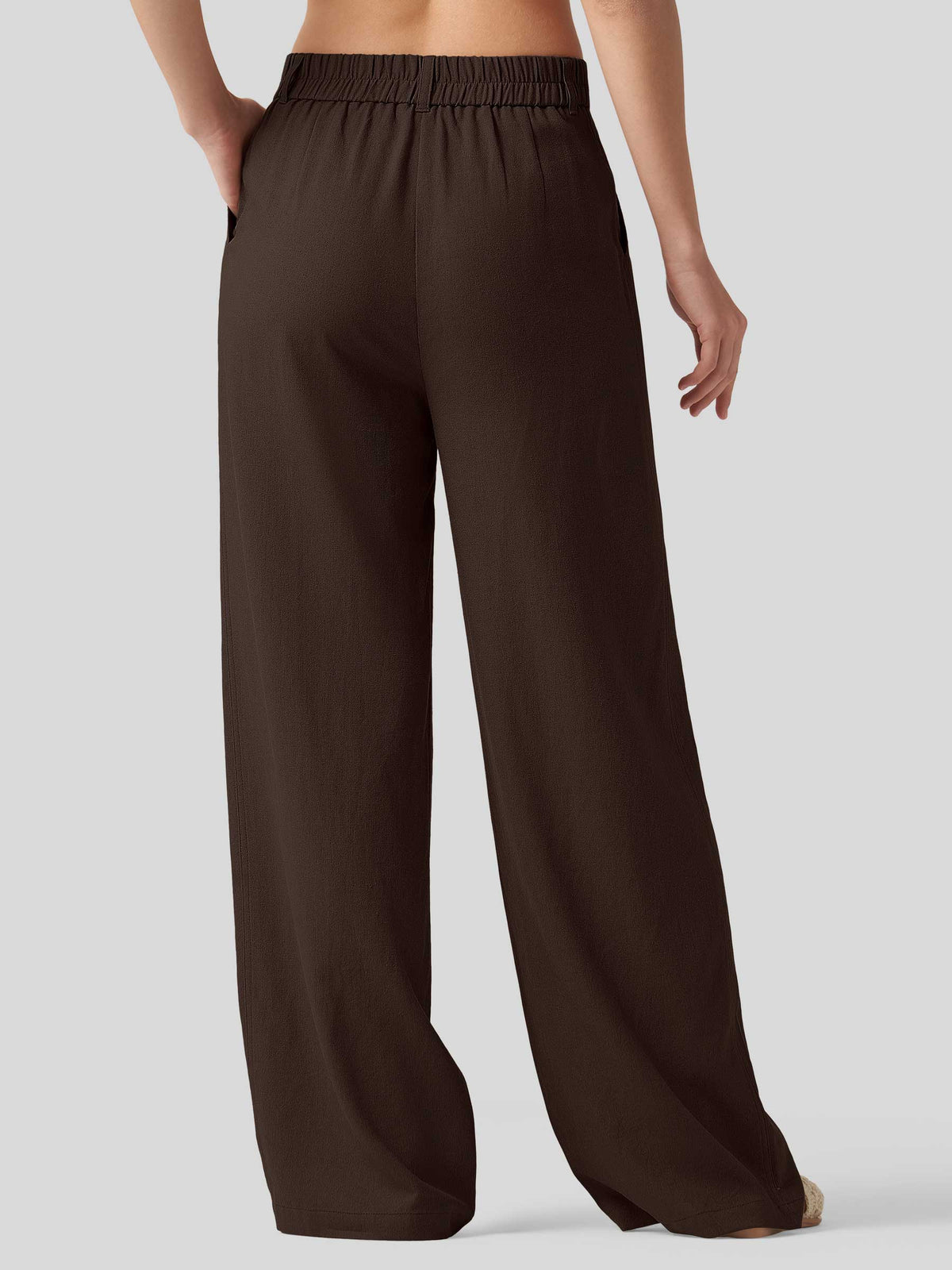 WILLIT Women's Linen Wide-Leg Dress Slacks 
