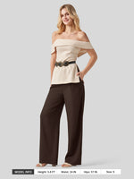 WILLIT Women's Linen Wide-Leg Dress Slacks 
