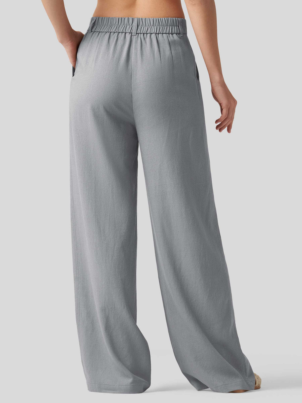 WILLIT Women's Linen Wide-Leg Dress Slacks 