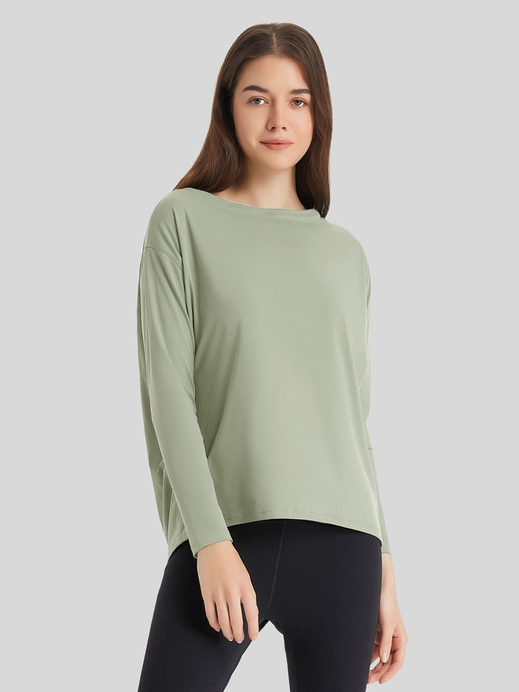 Women's Breathable Loose Long Sleeve Top 