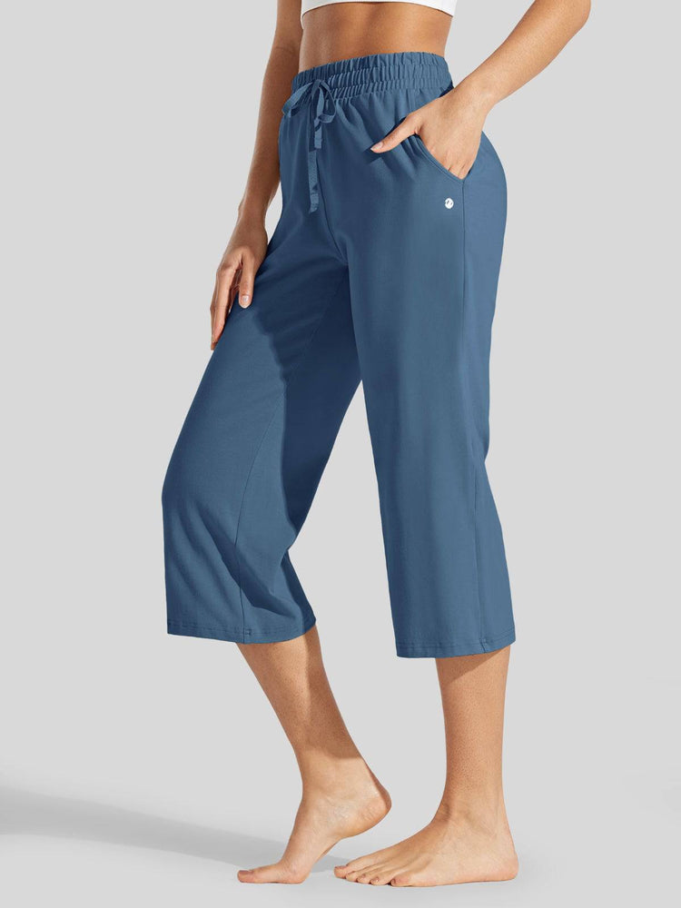 Women's Loose Yoga Capri Pants_