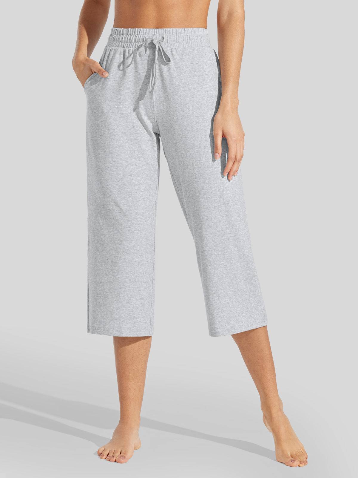 Women's Loose Yoga Capri Pants_