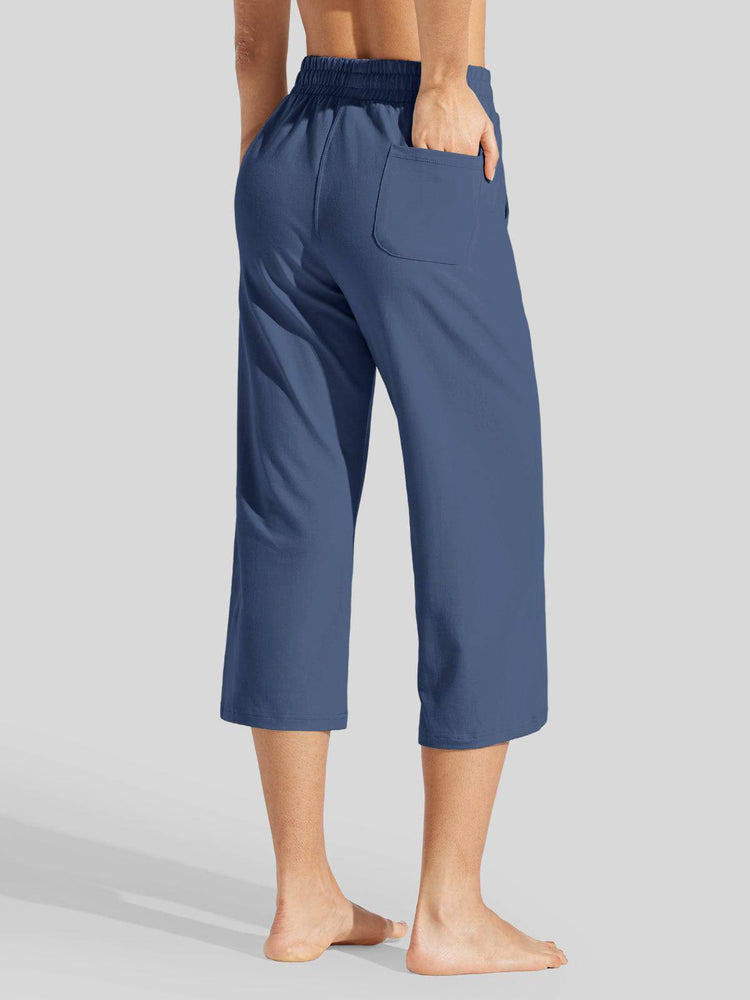 Women's Loose Yoga Capri Pants_