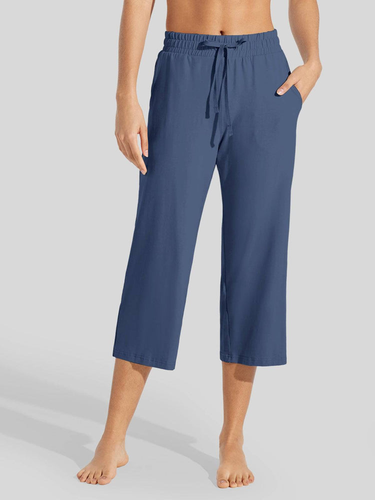 Women's Loose Yoga Capri Pants_