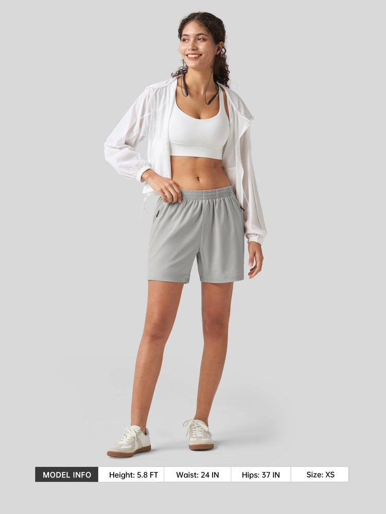 Willit Women's Mid-Rise Running Shorts 5 Inch in 