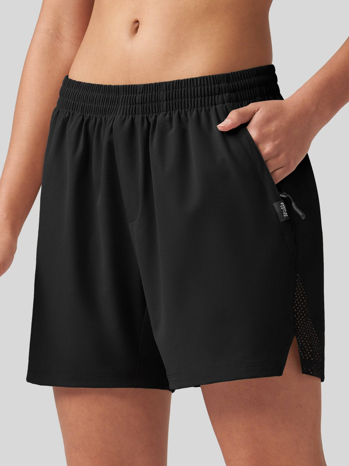 Willit Women's Mid-Rise Running Shorts 5 Inch in 