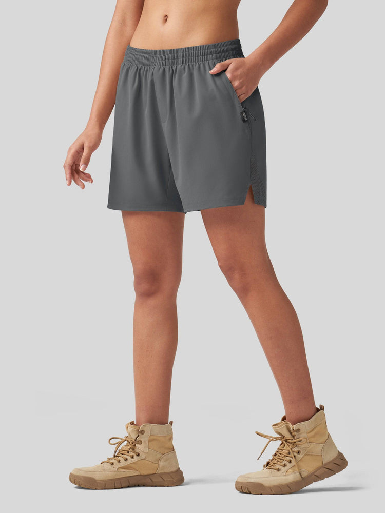 Willit Women's Mid-Rise Running Shorts 5 Inch in 