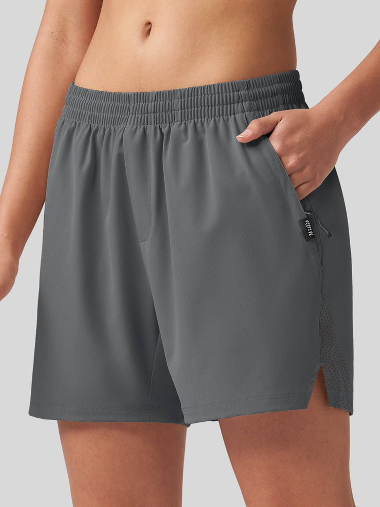 Willit Women's Mid-Rise Running Shorts 5 Inch in 