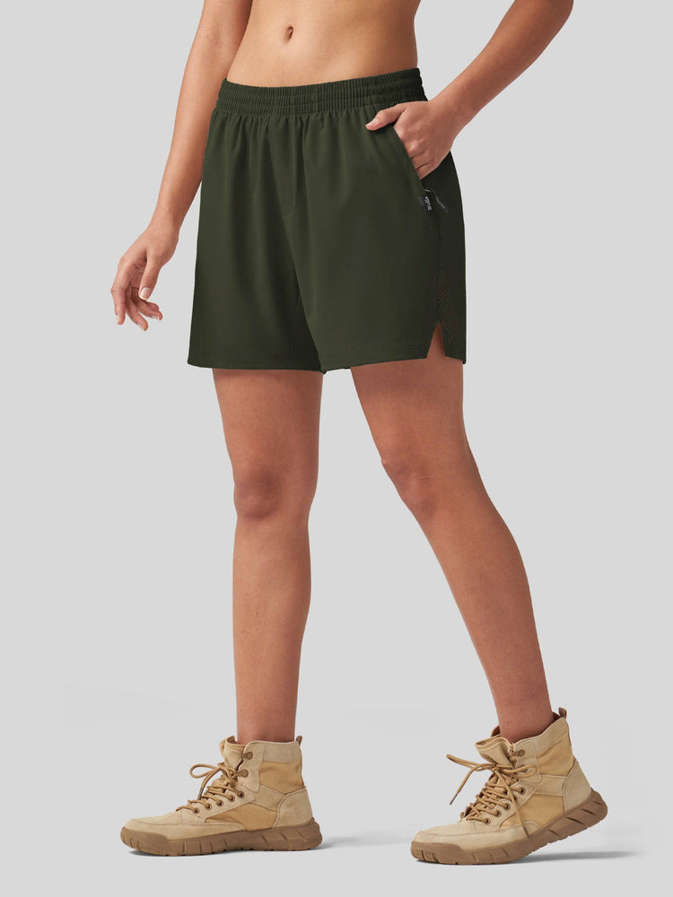Willit Women's Mid-Rise Running Shorts 5 Inch in 