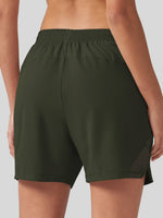 Willit Women's Mid-Rise Running Shorts 5 Inch in 