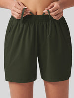 Willit Women's Mid-Rise Running Shorts 5 Inch in 