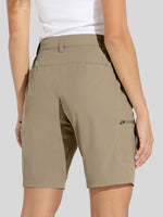 Women's Outdoor Cargo Shorts 10 Inches Inseam 