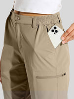 Women's Outdoor Cargo Shorts 10 Inches Inseam 