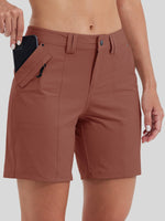 willit Women's Casual Golf Hiking 7 Inch Shorts 