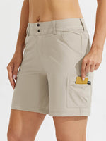 Willit Women's Outdoor Pro Shorts with cargo thigh pockets 