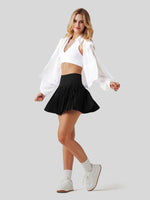 Willit Women's Pleated Tennis Skirt Pocket 