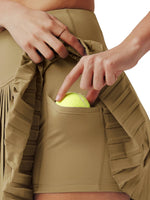 Willit Women's Pleated Tennis Skirt Pocket 