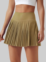 Willit Women's Pleated Tennis Skirt Pocket 